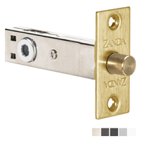 Zanda Tubular Privacy Bolt 60mm Backset - Available in Various Finishes