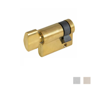 Zanda Euro Half Cylinder Snib Turn - Available in Various Finishes and Function