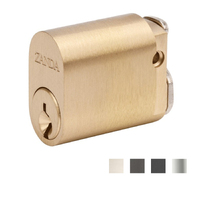 Zanda Oval Cylinder 6 Pin - Available in Various Finishes