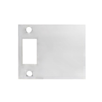 Zanda 1163SS Extended Strike Plate Satin Stainless Steel 87mm