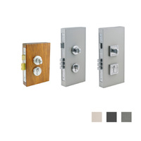 Zanda Double Turn Lock Kit - Available in Various Finishes and Sizes