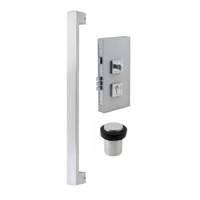 Zanda 1221SS Polo Pull Handle and Lock Kit Combo Stainless Steel 600mm