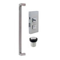 Zanda 1238SS Nitro Pull Handle and Lock Kit Combo Stainless Steel 600mm