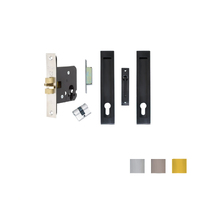 Zanda Verve Sliding Door Lock Kit - Available in Various Finishes and Sizes