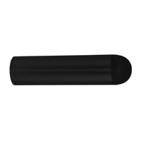 Restocking Soon: ETA Early August - Zanda Round Wall Mounted Door Stop 19x75mm Matt Black 5244.BLK