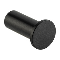 Zanda Round Hat and Coat Hook 50mm Matt Black 5252.BLK