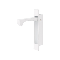 Out of Stock: ETA End December - Zanda Sliding Door Edge Pull Concealed Fix 90x18mm Matt White 5288.WHT