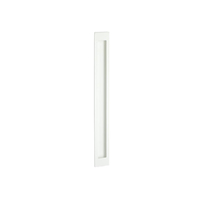 Restocking Soon: ETA Mid May - Zanda Verve Flush Pull Concealed Fixing 300mm Matt White 5306.WHT