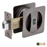 Zanda Square Cavity Slider Privacy Set - Available in Various Finishes