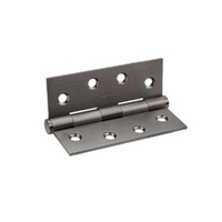 Zanda Door Butt Hinge Fixed Pin 100x75x2.5mm Graphite Nickel 5903.GN