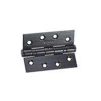 Zanda Door Ball Bearing Hinge Fixed Pin 100x75x3mm Matt Black 5904.BLK