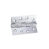 Zanda Door Ball Bearing Hinge Fixed Pin 100x75x3mm Stainless Steel 5904.SS