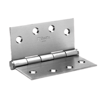 Zanda Door Butt Hinge Fixed Pin 100x100x2.5mm Stainless Steel 5910.SS
