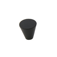 Zanda Cone Cabinet Knob 22mm Diameter Matt Black 6061.BLK