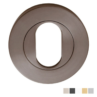 Zanda Astron Round Oval Escutcheon - Available in Various Finishes