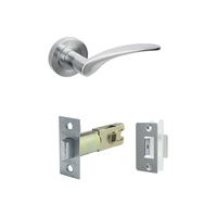Zanda Apollo Door Handle Passage Set Satin Chrome 7033SC