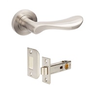 Zanda Juno Door Handle Lever Passage Set Brushed Nickel 7036BN