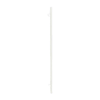 Zanda Round Door Pull Handle Back to Back 1200mm Matt White 7093.BB.WHT
