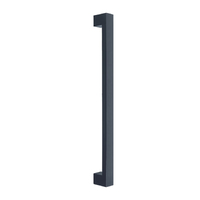 Restocking Soon: ETA Early July - Zanda Polo Door Pull Handle Back to Back 600mm Matt Black 7100.BB.BLK