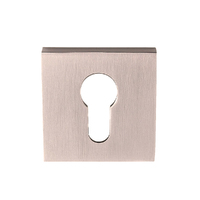 Zanda Astron Square Euro Escutcheon Brushed Nickel 8102.E.BN