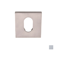 Zanda Astron Square Oval Escutcheon Pair - Available in Various Finishes