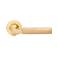 Zanda Zurich Door Handle Lever Set Only Satin Brass 9345SB