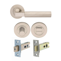 Zanda Zurich Door Lever Privacy Set Brushed Nickel 9347BN