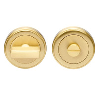 Zanda Visca Stepped Edge Privacy Turn & Release Suits Vienna Satin Brass 9353SB