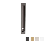 Zanda Verve Flush Pull with Euro Keyhole - Available in Various Finishes and Sizes