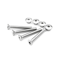 Zanda Door Closer Through Door Bolt & Nut Set of 4 Stainless Steel TNUT.16