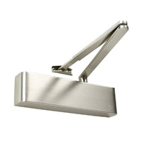 Zanda Door Closer Combined Unit Flat Bar Armset Satin Nickel TS.9205.SRFB.SNP