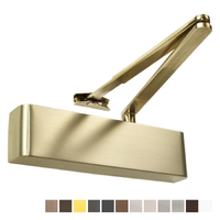 Zanda TS9205 Door Closer Combined Unit Flat Bar Armset - Available in Various Finishes