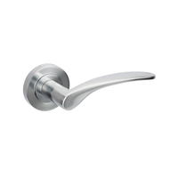Zanda Apollo Door Handle Entrance Lever Set Satin Chrome