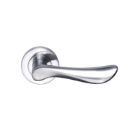 Zanda Juno Door Handle Lever Set Satin Chrome