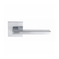 Zanda Matrix Door Handle Lever Set Satin Chrome