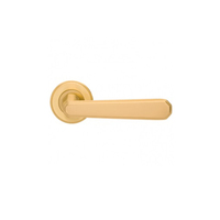 Zanda Vienna Door Handle Lever Set Satin Brass