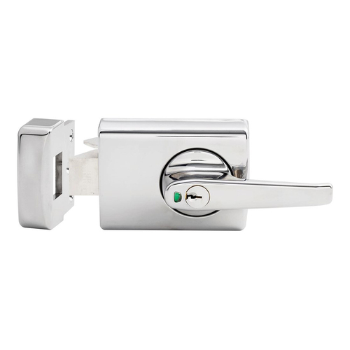 Lockwood Deadlatch Double Cylinder Lever with Timber Frame Strike Chrome Plate 001-1L1CP
