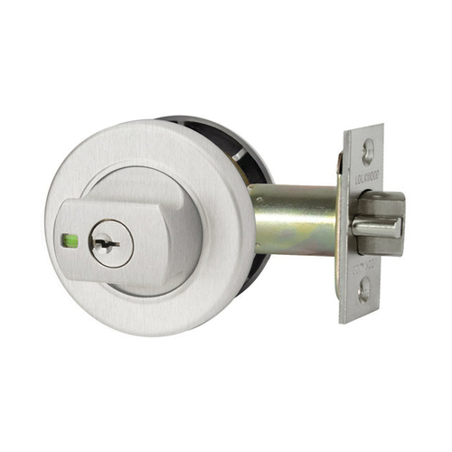 Lockwood Latching Paradigm Round Rose Double Cylinder Satin Chrome 005L/B1SCDP