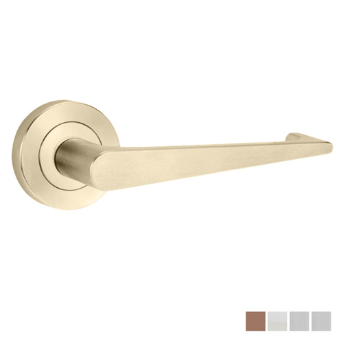 Lockwood Symphony 133 Lever On Round Rose - Available in Various Finishes