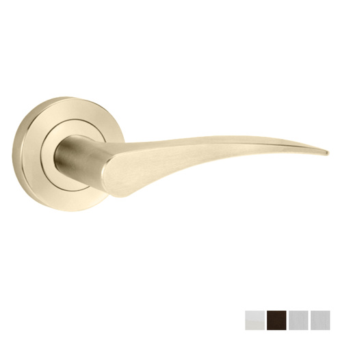 Lockwood Symphony 153 Lever On Round Rose - Available in Various Finishes and Handing