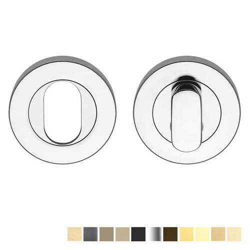 Lockwood Symphony 1220 Series Oval Cylinder And Turn Escutcheon Kit - Available in Various Finishes