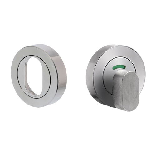Lockwood Symphony 1220 Series Oval Cylinder And Privacy Indicating Turn Escutcheon Kit SC 1226/7PSC