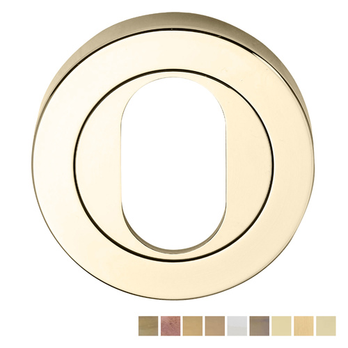 Lockwood Symphony 1220 Series Oval Cylinder Escutcheon - Available in Various Finishes