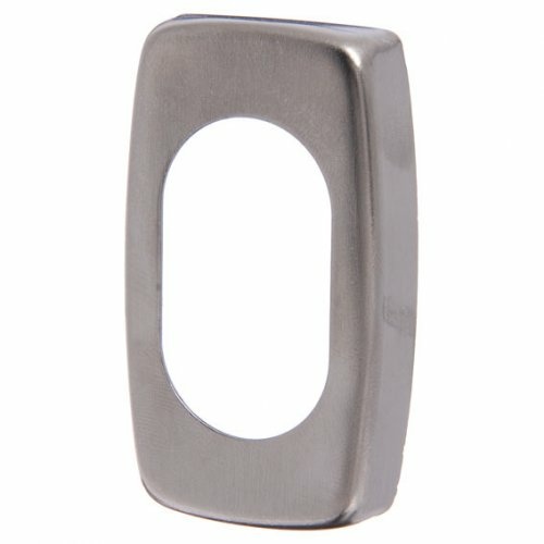 Lockwood Door Escutcheon 570 Oval Cylinder Satin Chrome 1336SC