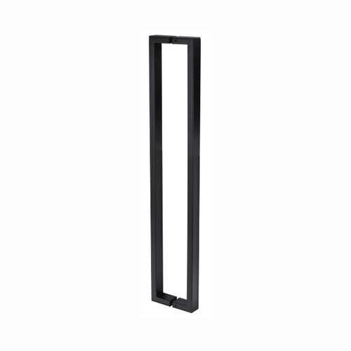 Lockwood Nero 143 Entrance Door Pull Handle Pair Matt Black - Available in 450mm and 600mm