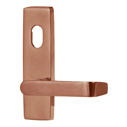 Lockwood 1801 Square End Plate Cylinder Hole & 59 Lever Antique Copper 1801/59AC