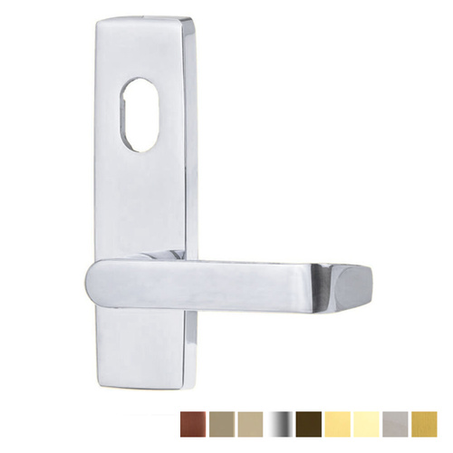 Lockwood 1801 Square End Plate Cylinder Hole & 59 Lever - Available in Various Finishes