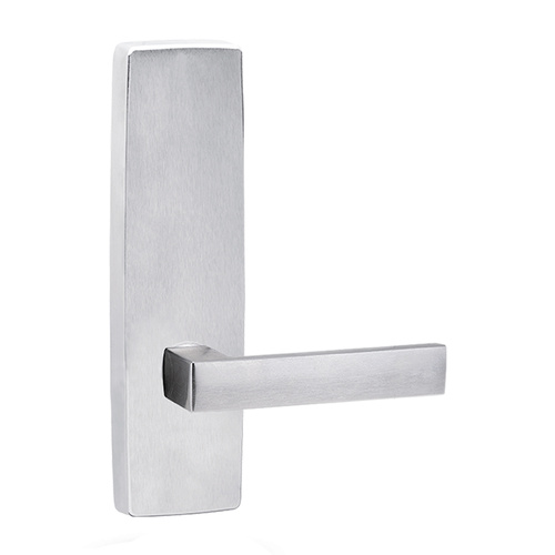 Lockwood 1805 Square End Plate with 101 Lever Satin Chrome 1805/101SC