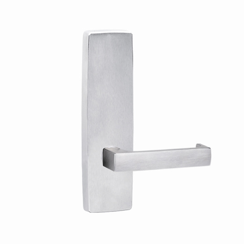 Lockwood Door Lever Handle Square End Plate 112 Lever Satin Chrome 1805/112SC
