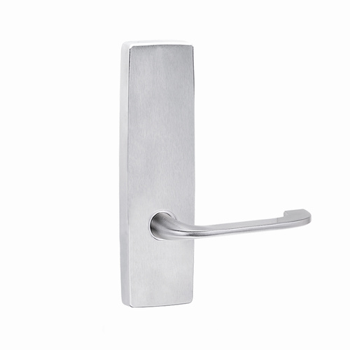Lockwood Door Lever Handle Square End Plate 115 Lever Satin Chrome 1805/115SC